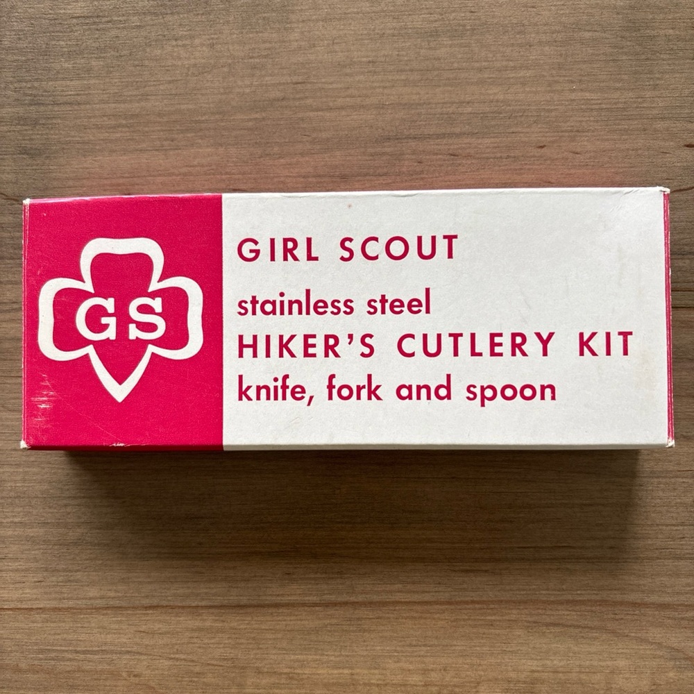 Vintage GS Red Utensil Set